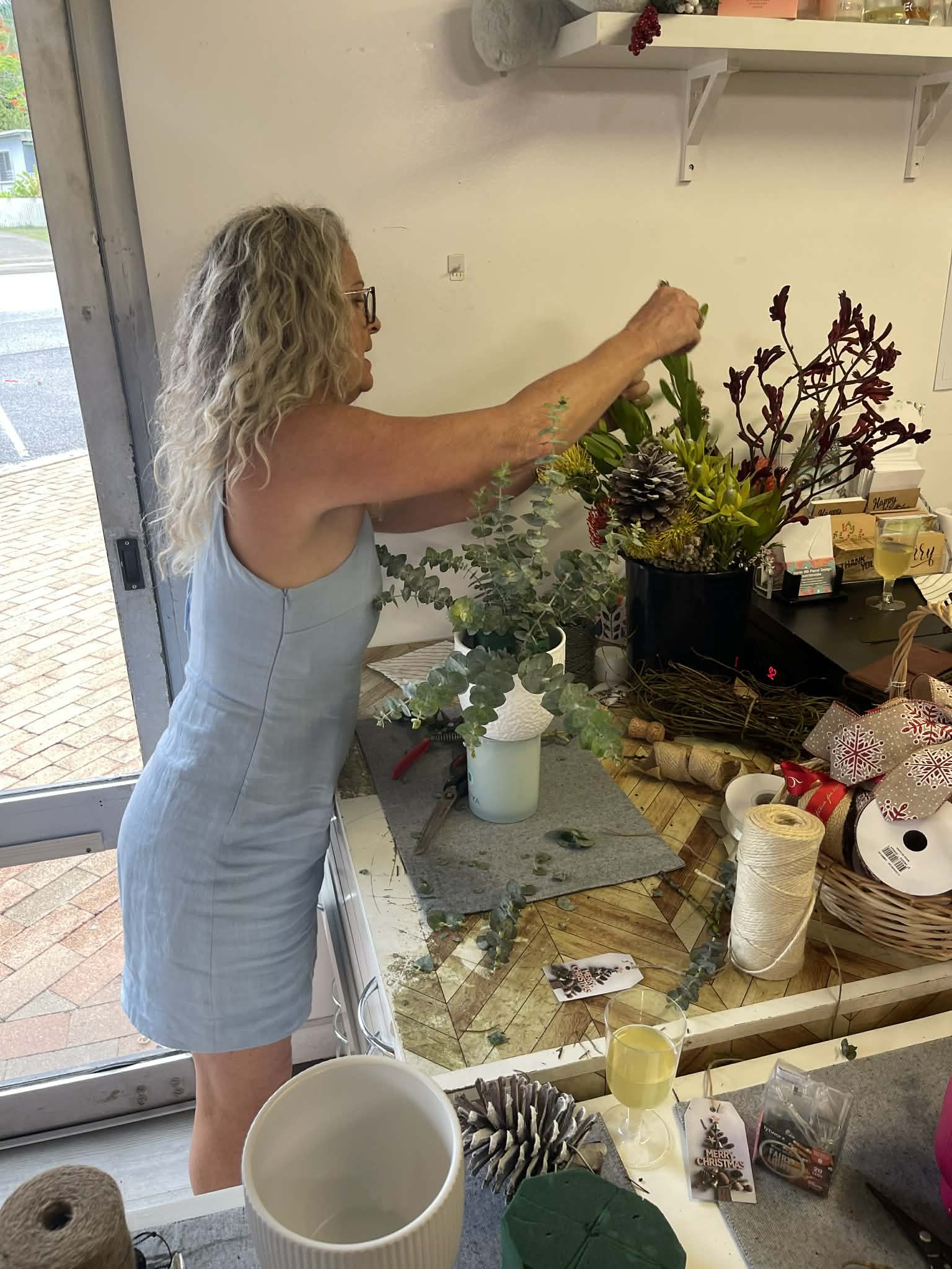 Christmas Flower Class Monday 15th December 2025 - Image 13